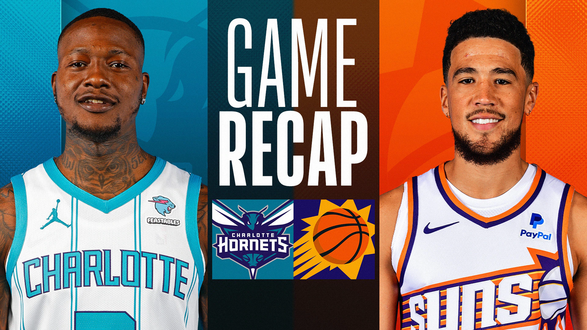 charlotte hornets vs phoenix suns match player stats